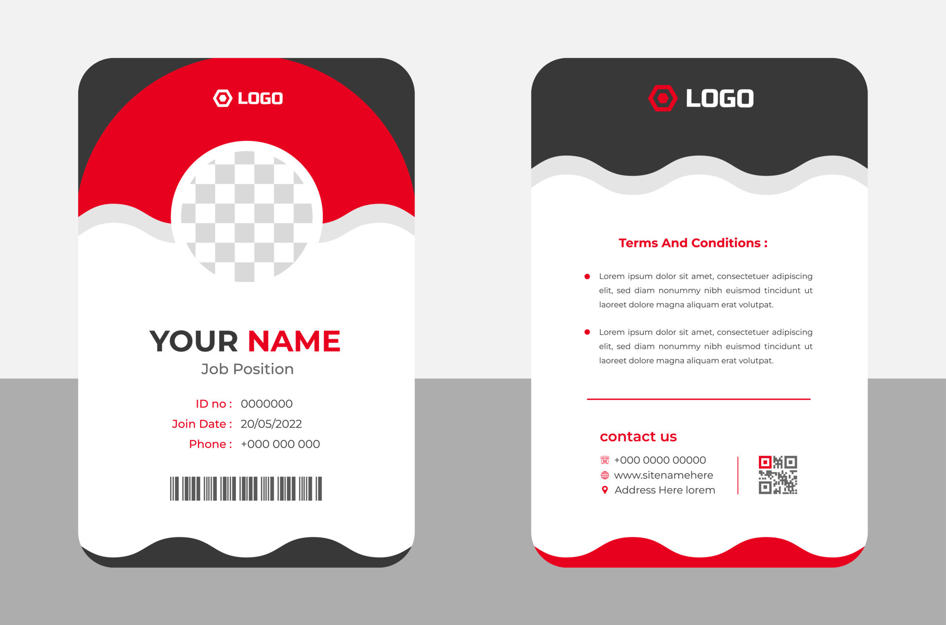 Id Card Terms And Conditions Template