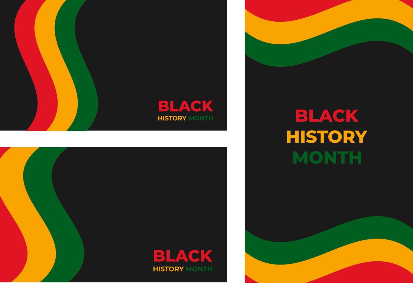 black history month background. African American History or Black History Month. Celebrated annually in February in the USA and Canada. black history month 2022 vector