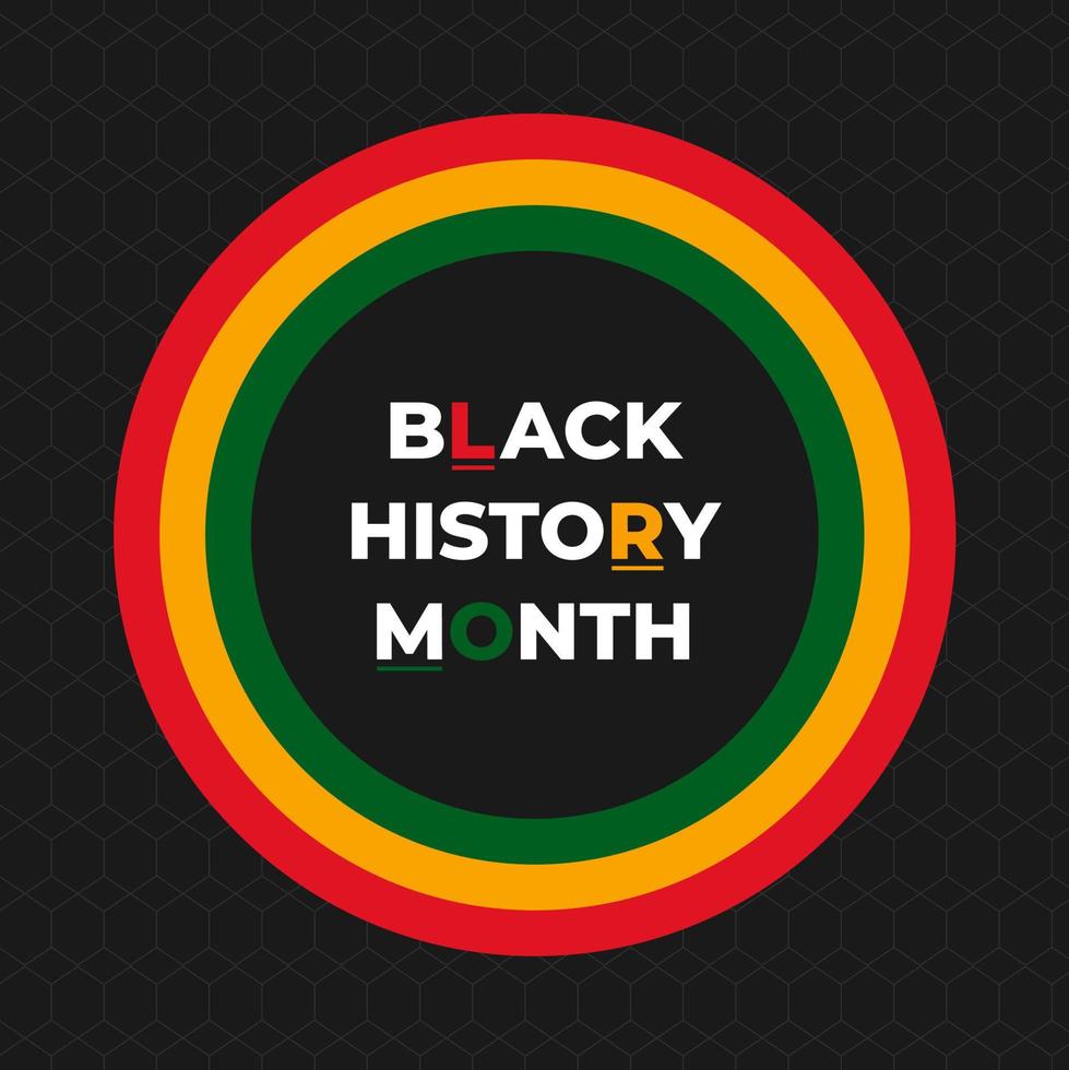 black history month background. African American History or Black History Month. Celebrated annually in February in the USA and Canada. black history month 2022 vector