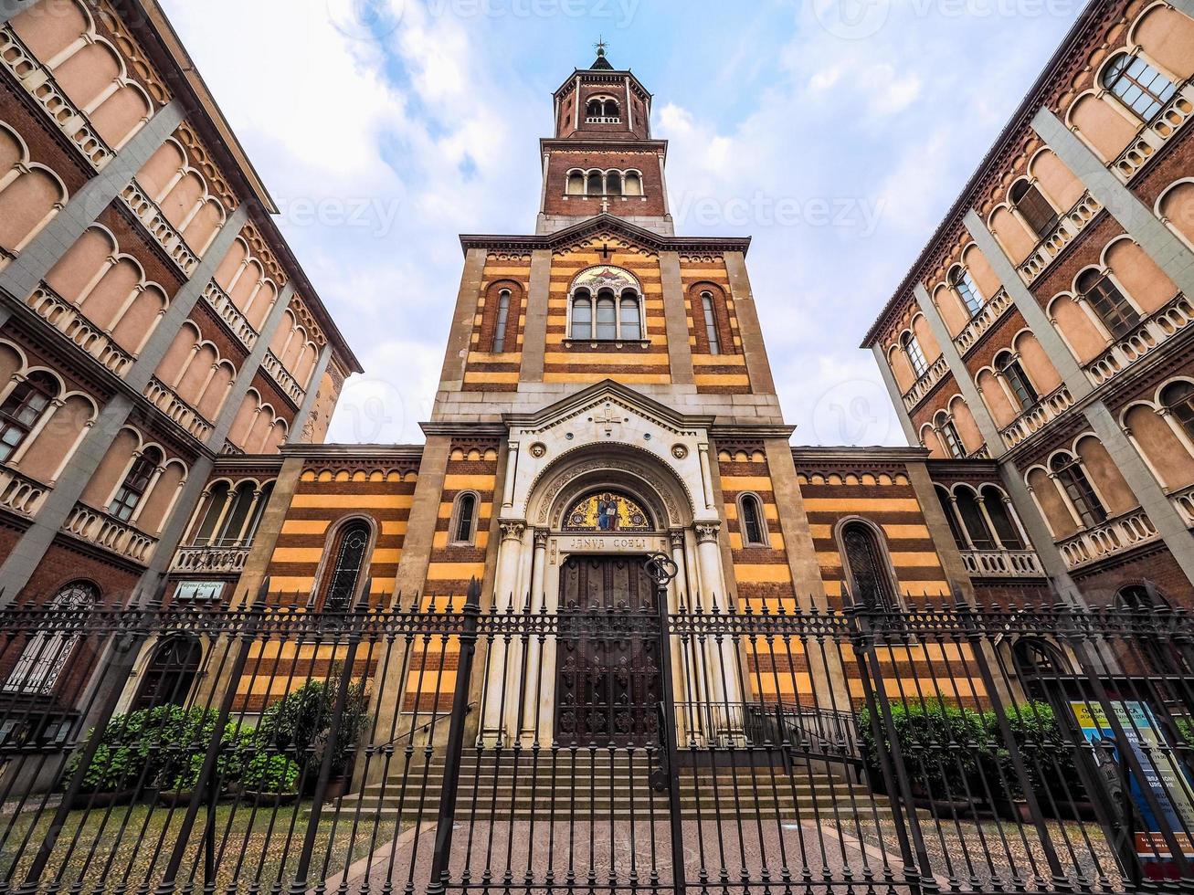 hdr san giovanni iglesia evangelista en turín foto