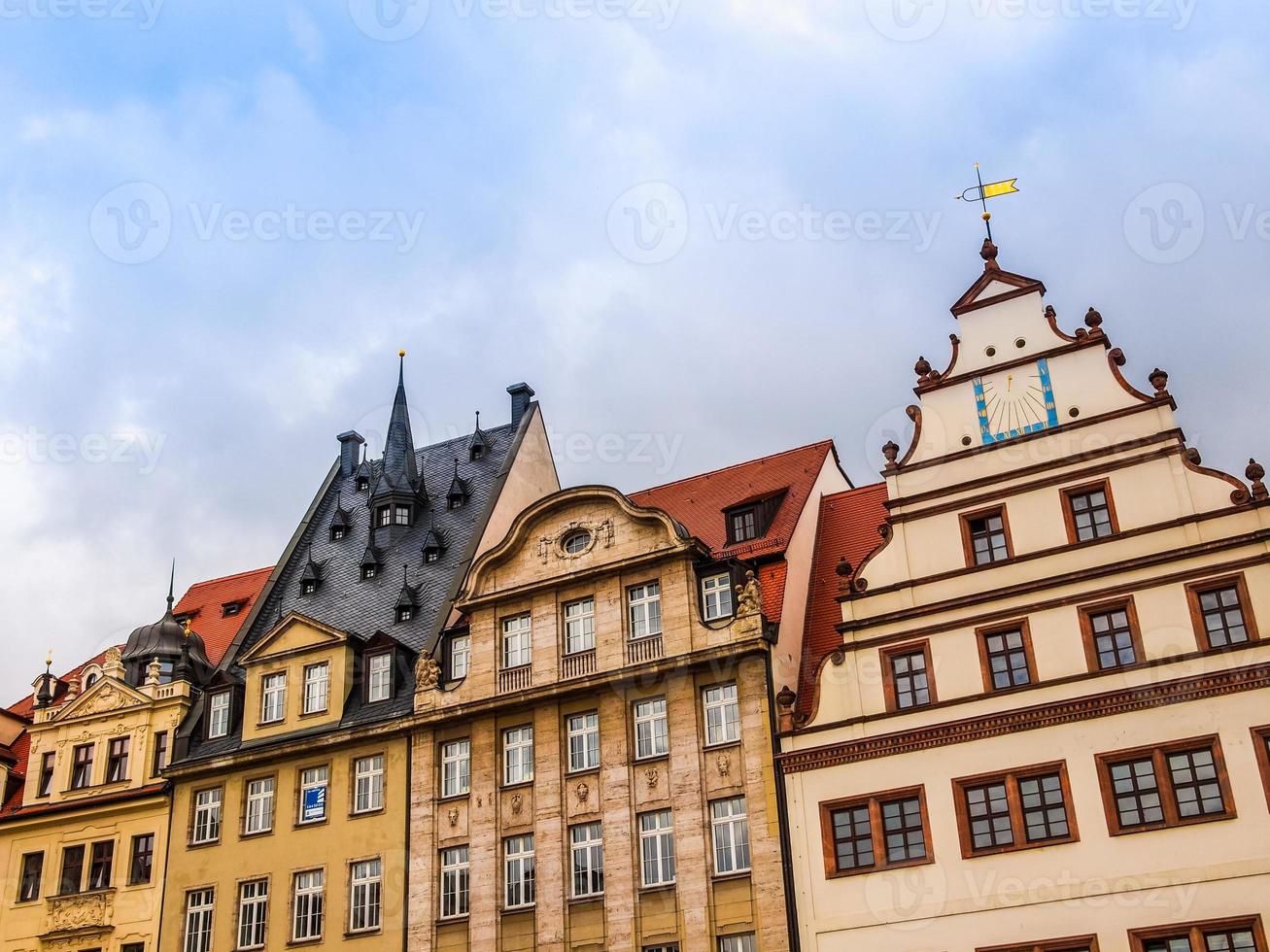 HDR View of the city of Leipzig photo