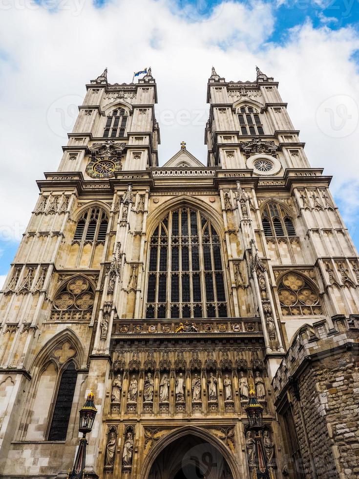 HDR Westminster Abbey church in London photo