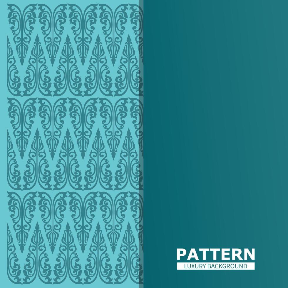 Batik Pattern Ornament Vector Illustration