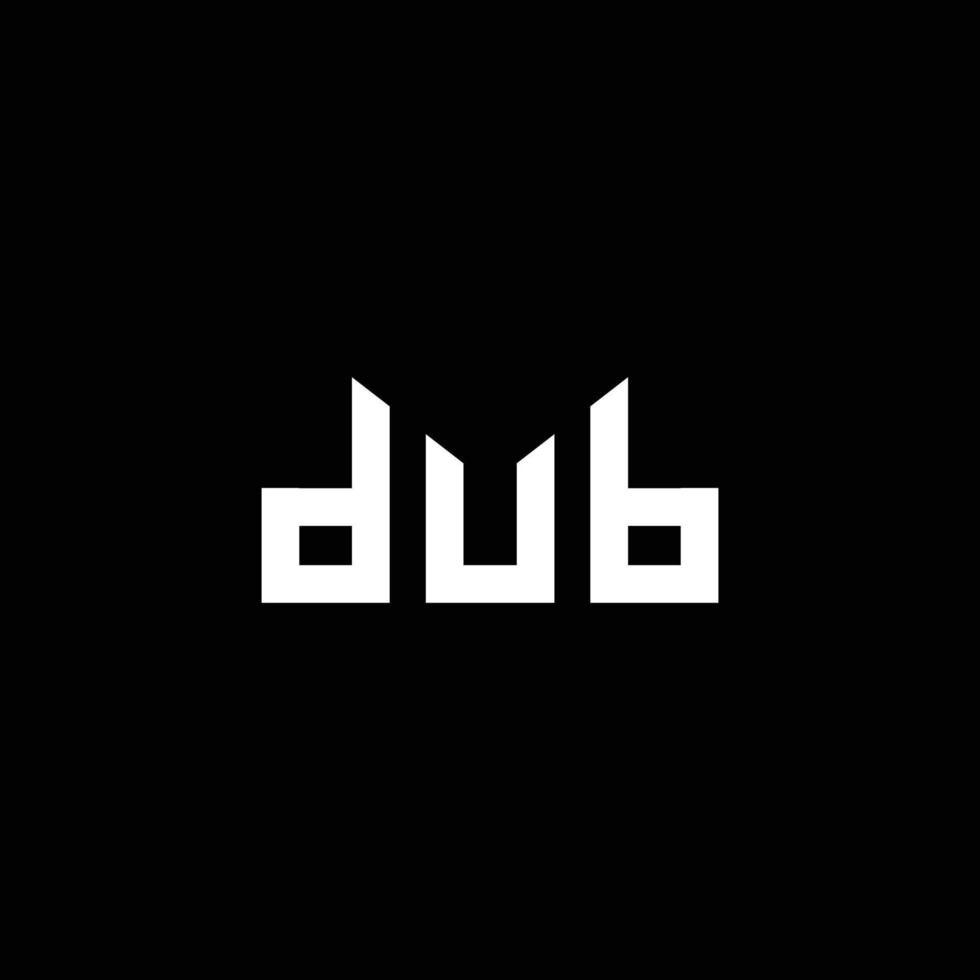 Letter DUB Logo Design Template 7324589 Vector Art at Vecteezy