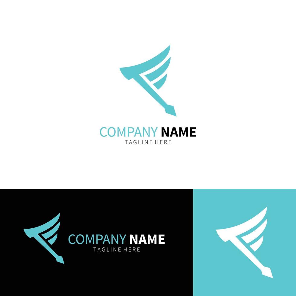 Letter F Logo Design Template vector