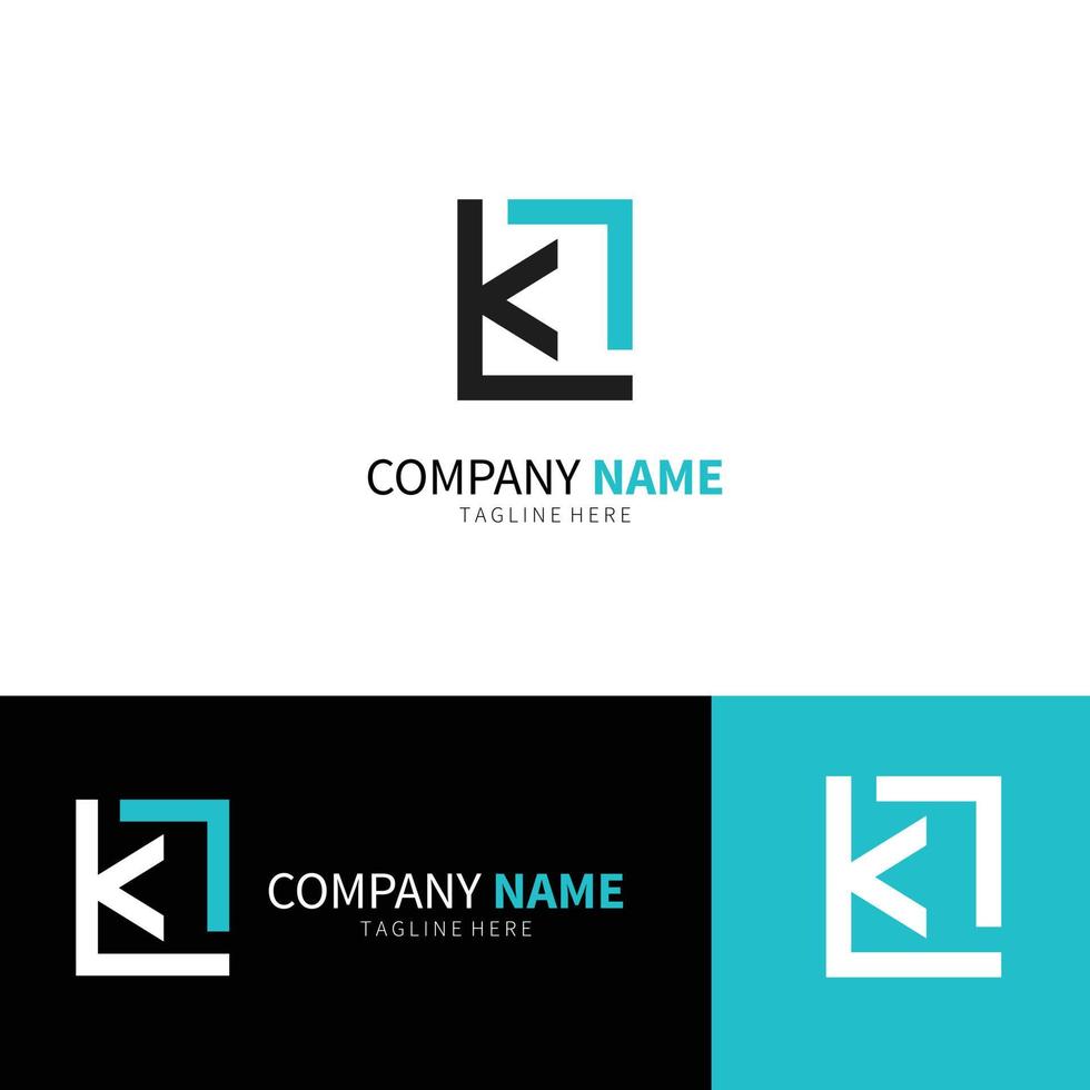 Letter K Logo Design Template Elementes vector