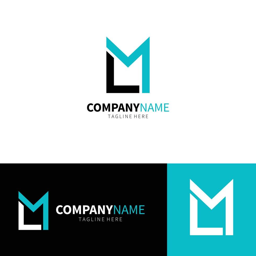 Letter LM Logo Design Template vector