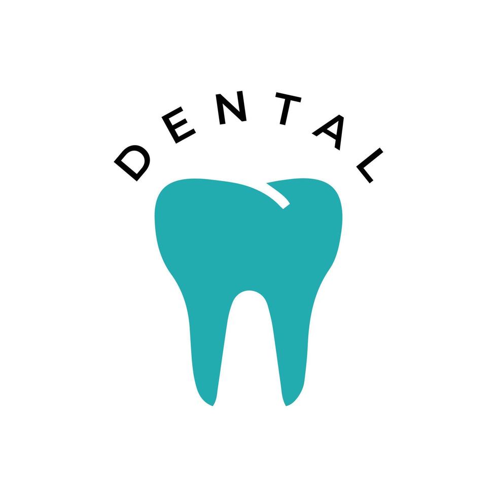 diseño de vector de logotipo dental