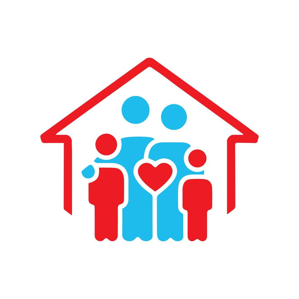 Care Team Home Logo vector design