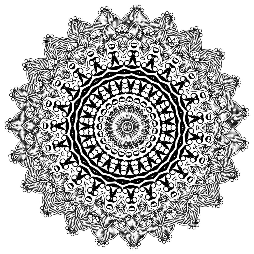 Mandala decorative ornament. Flower pattern vector