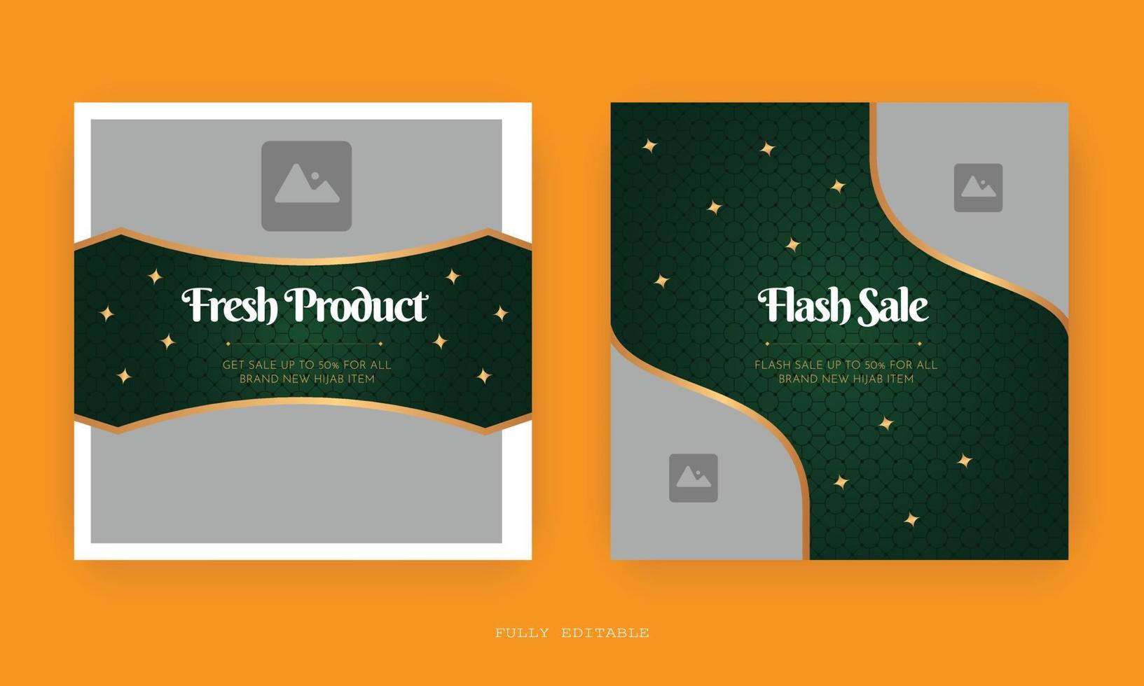 Ramadan Sale Social Media Post design. A good template for advertising on social media. Perfect for social media Sale posts, and web banner internet ads. vector