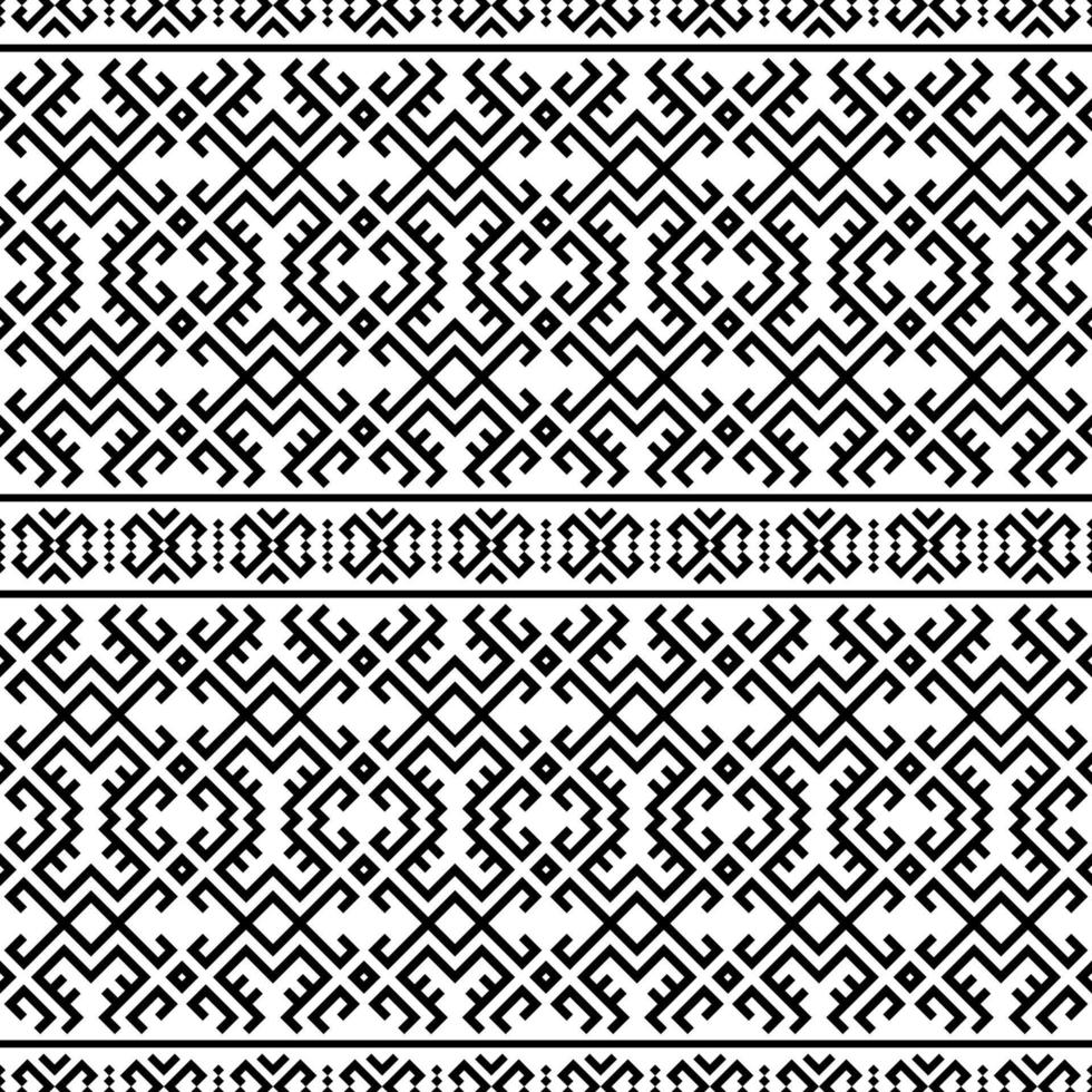 Geometric Aztec Seamless Eethnic Pattern Texture design vector