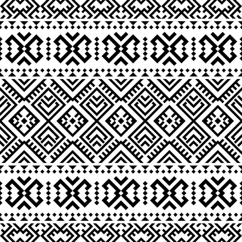 Geometric Seamless Ethnic Patterns Texture Design Vector