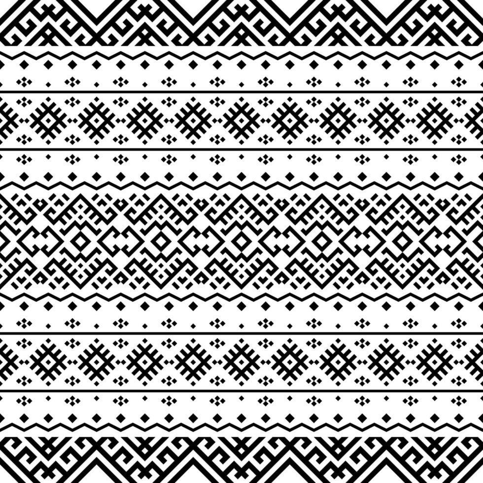 Geometric seamless ethnic pattern texture design vector