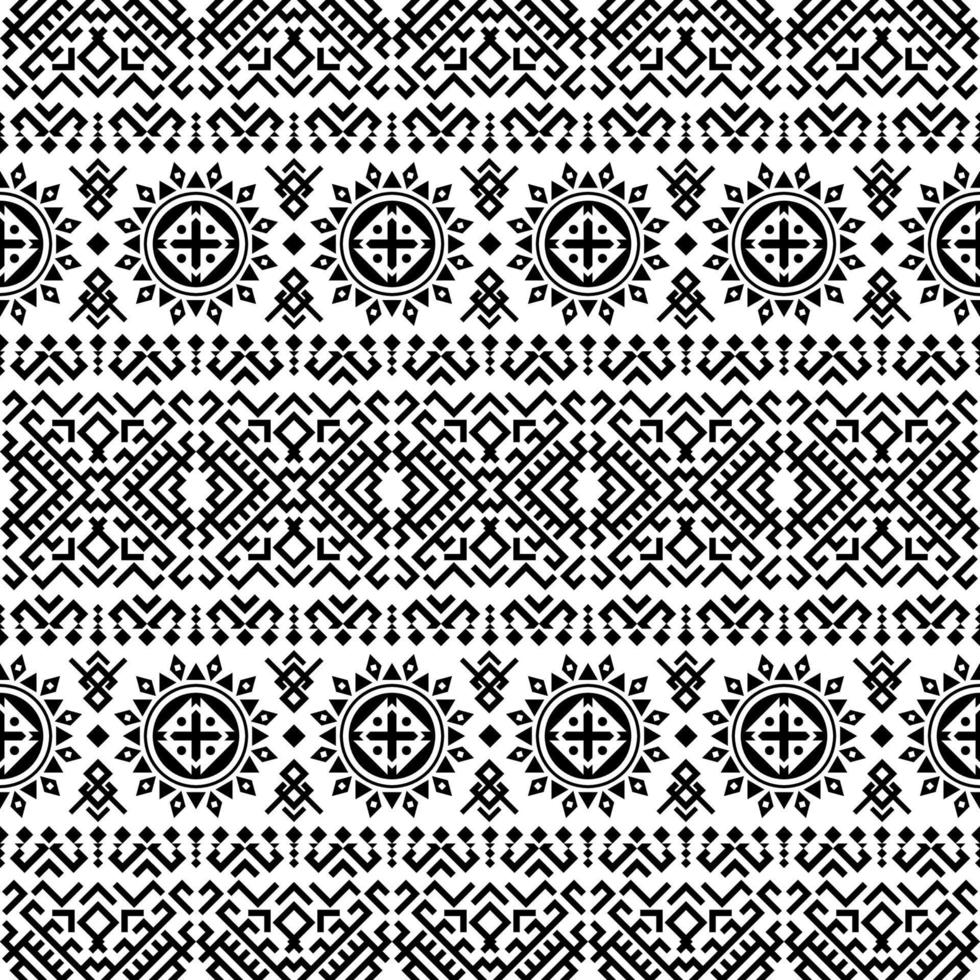 Geometric seamless ethnic pattern texture design vector