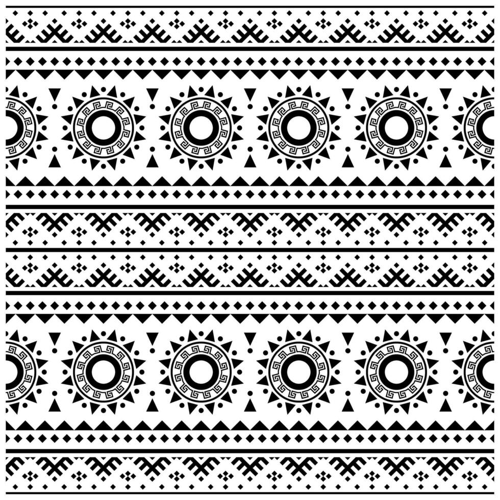 Aztec seamless ethnic pattern texture design vector