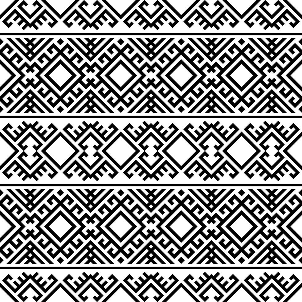 Geometric Aztec Seamless Eethnic Pattern Texture design vector