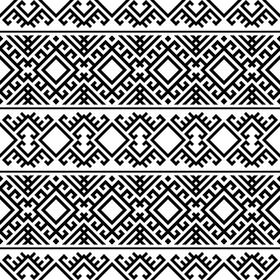 Geometric Aztec Seamless Eethnic Pattern Texture design vector