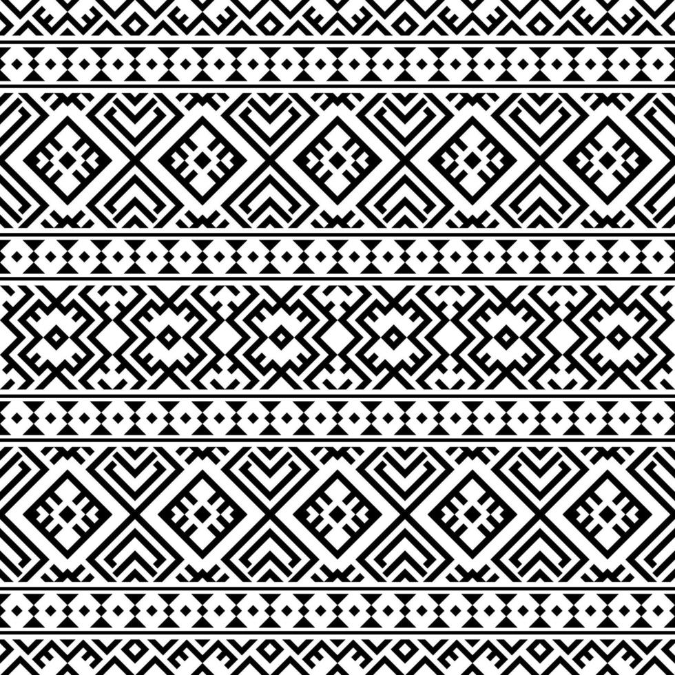 Geometric Seamless Ethnic Patterns Texture Design Vector