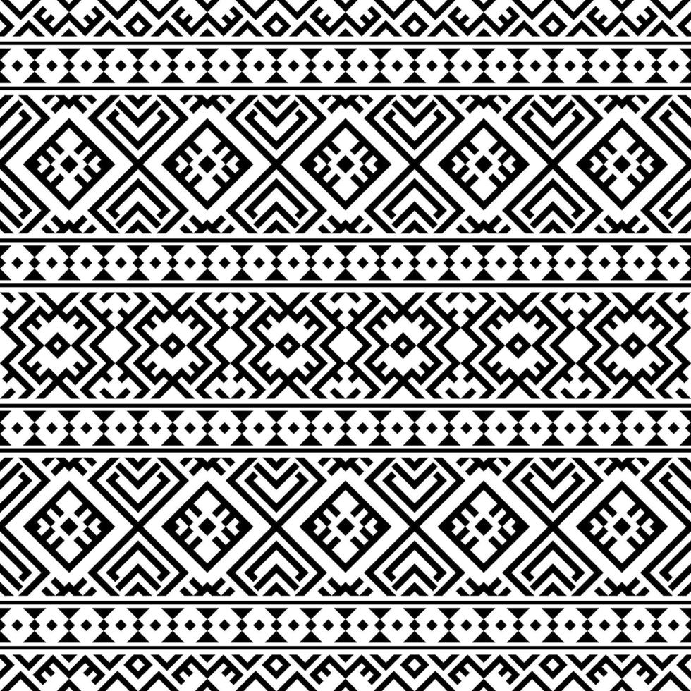 Geometric Seamless Ethnic Patterns Texture Design Vector