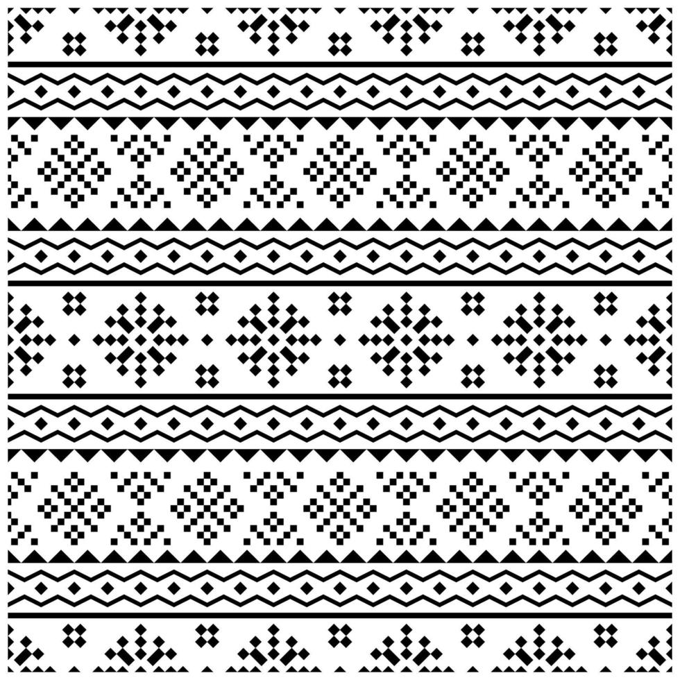 Aztec seamless ethnic pattern texture design vector