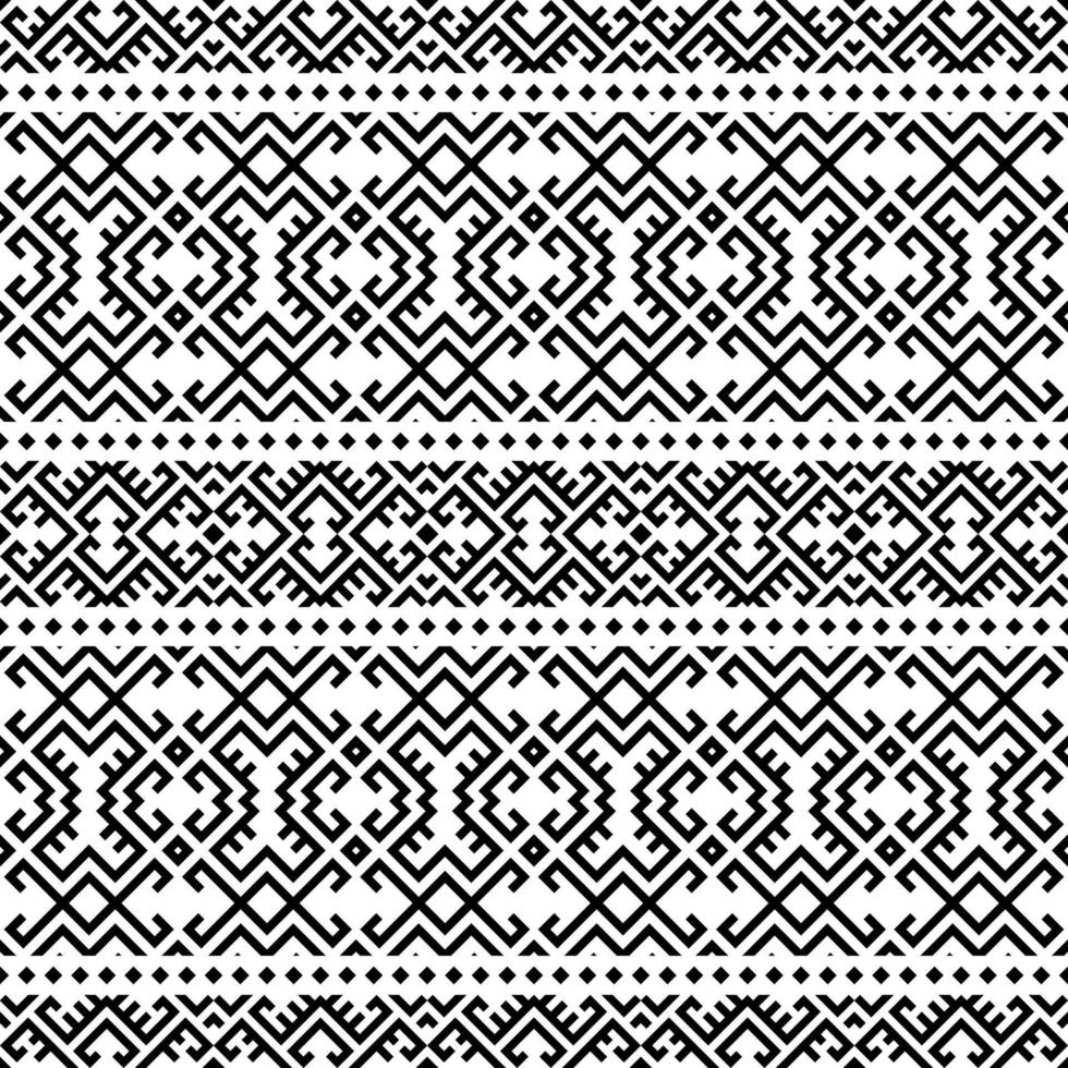 Geometric Aztec Seamless Eethnic Pattern Texture design vector