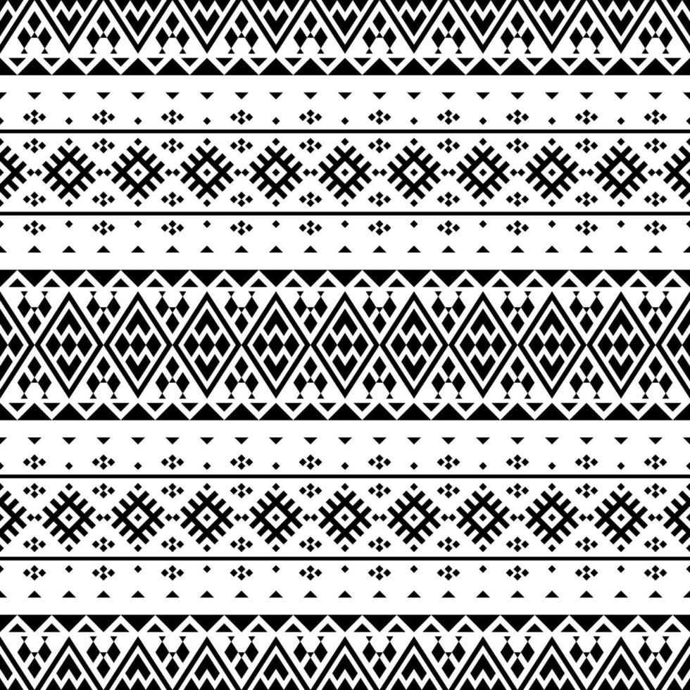 Geometric seamless ethnic pattern texture design vector