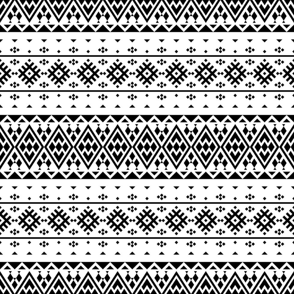 Geometric seamless ethnic pattern texture design vector