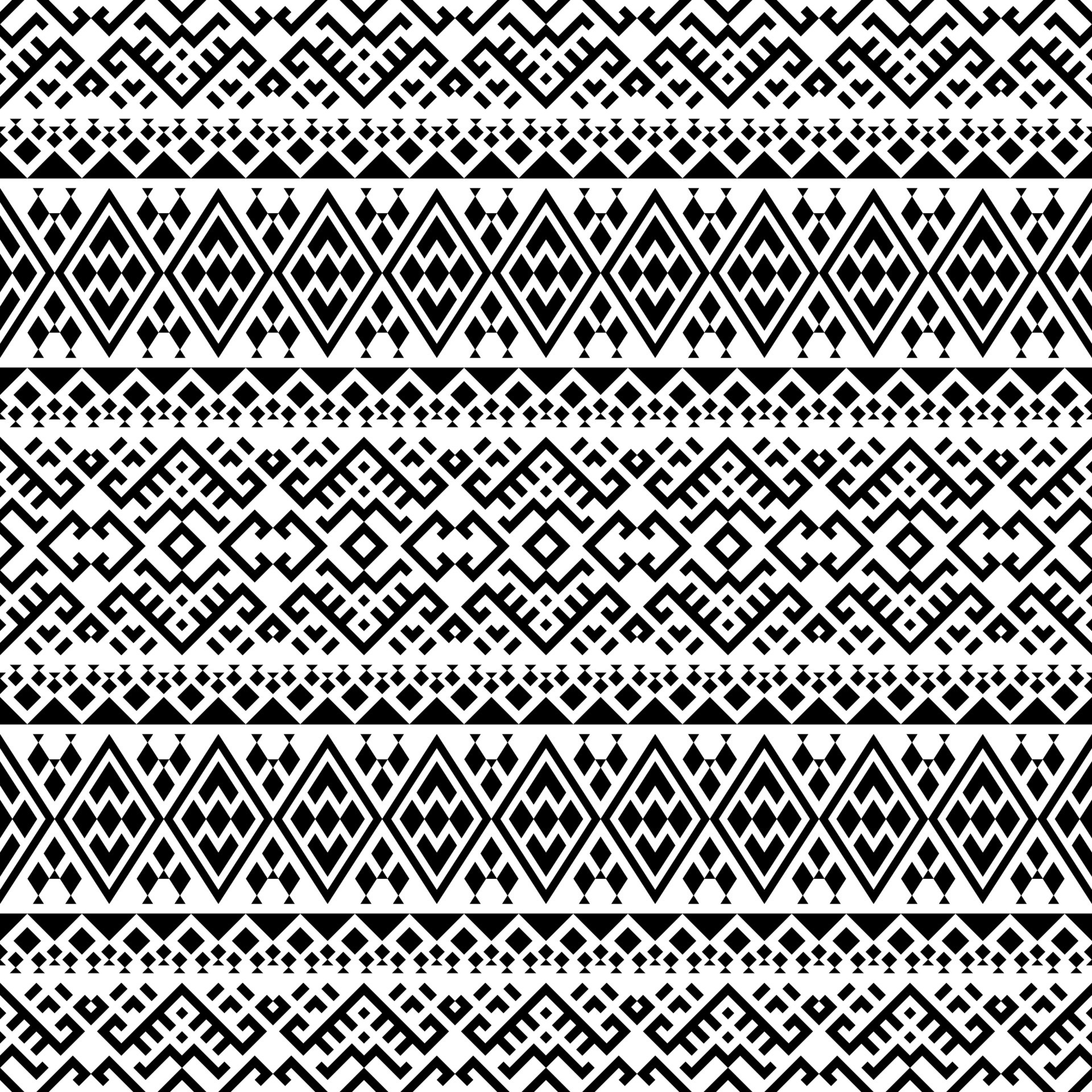Seamless Ethnic Patterns 7325151 Vector Art at Vecteezy