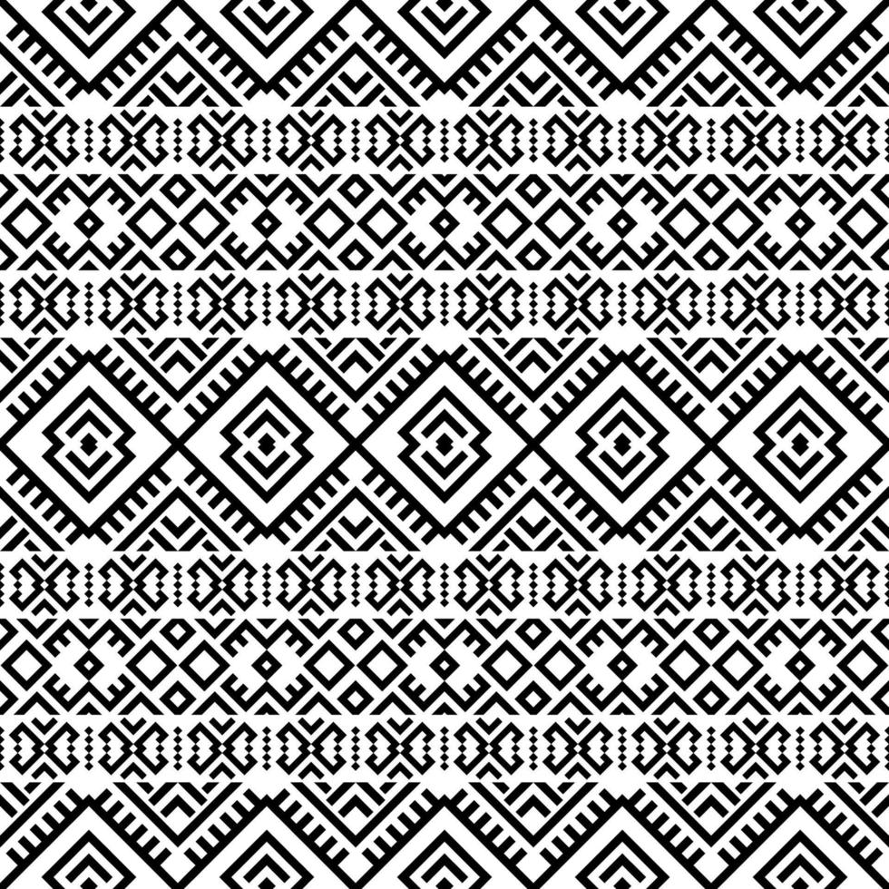 Geometric Seamless Ethnic Patterns Texture Design Vector