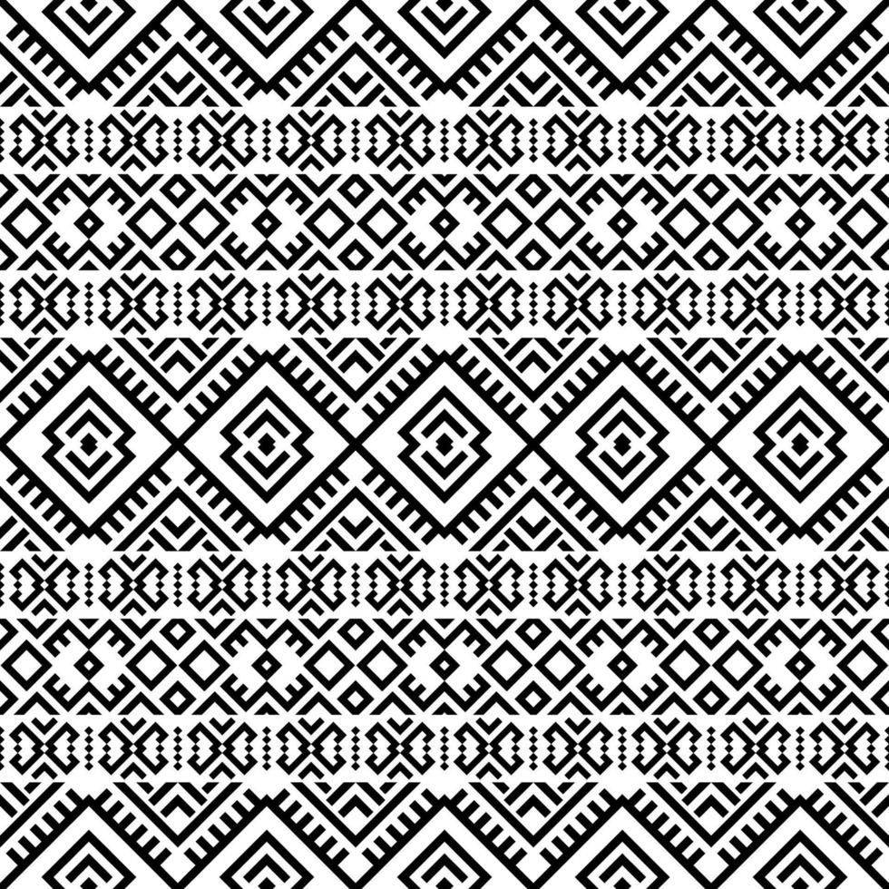 Geometric Seamless Ethnic Patterns Texture Design Vector