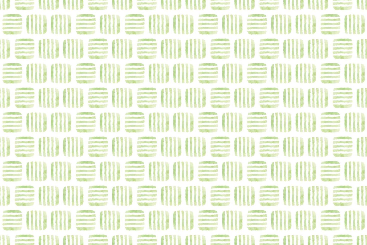 green watercolor geometric square seamless pattern vector
