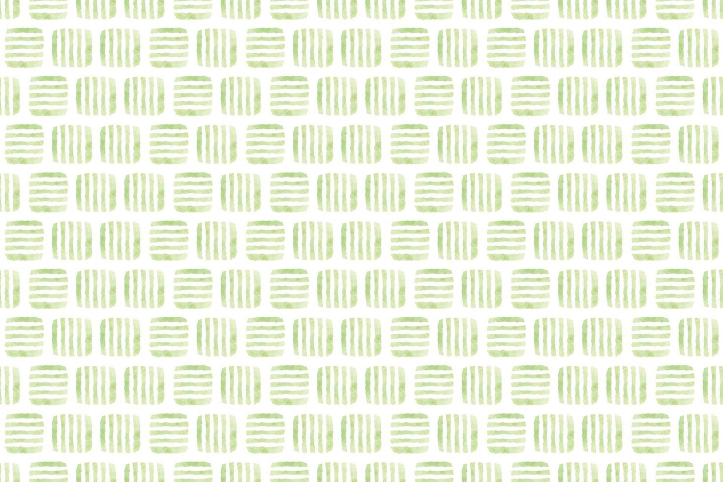 green watercolor geometric square seamless pattern vector