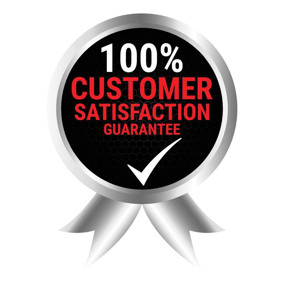 customer satisfaction guarantee vector