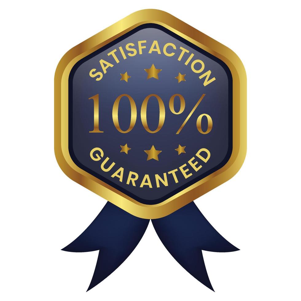 satisfaction guaranteed vector