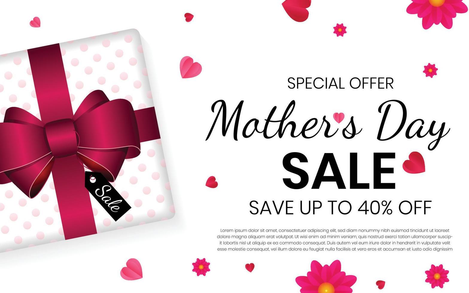 special offer mother's day vector