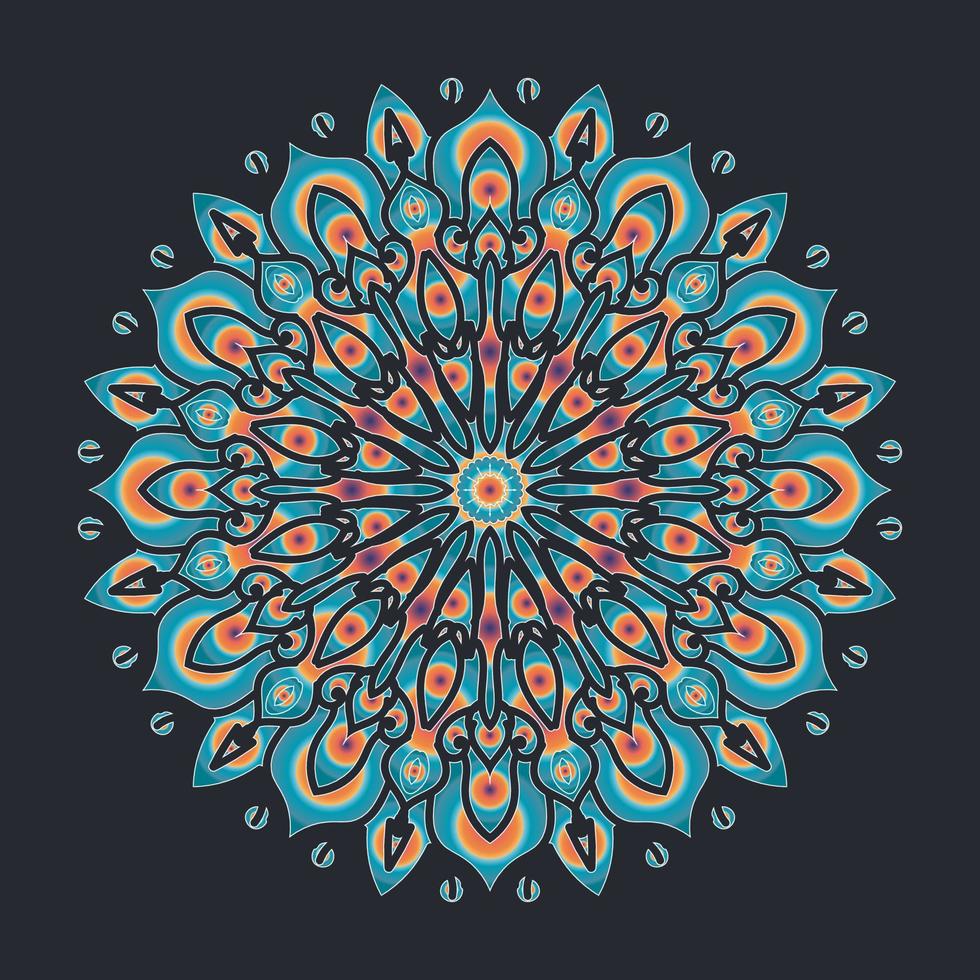 decorative concept abstract mandala illustration. vector
