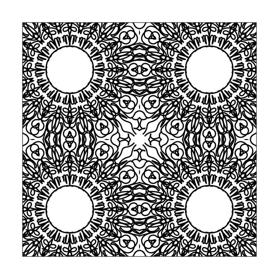 Seamless pattern floral ornament. vector
