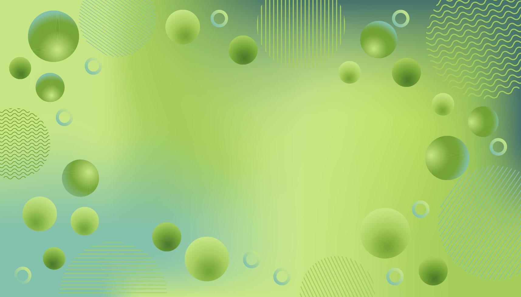 Modern Liquid Gradient Green blue Abstract Background vector