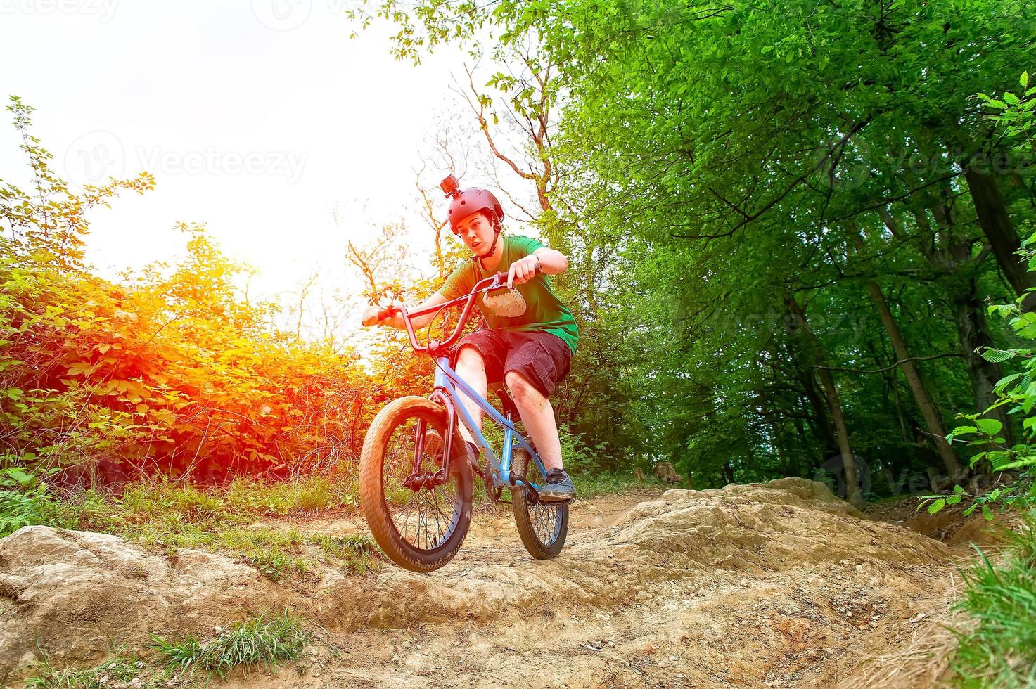 Girl bmx bike photo