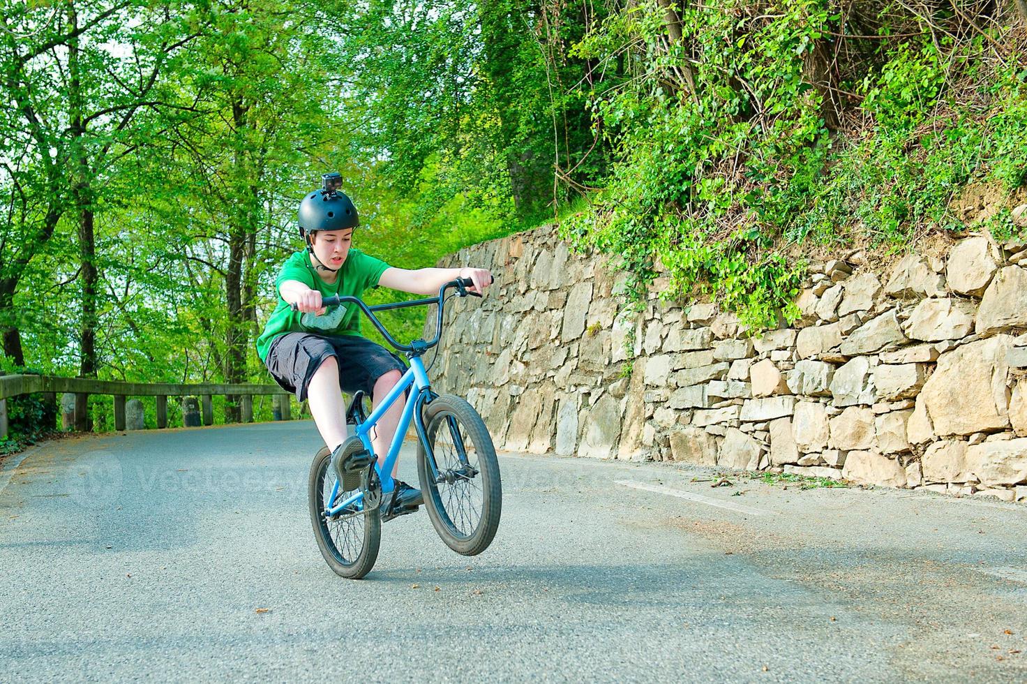 Girl bmx bike photo