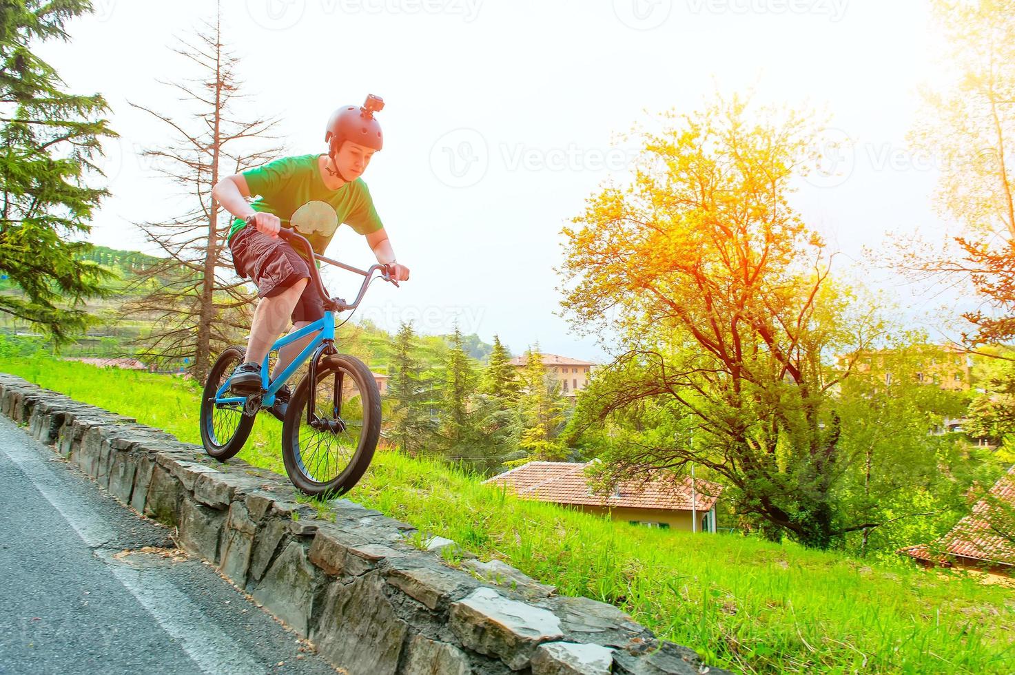 Girl bmx bike photo