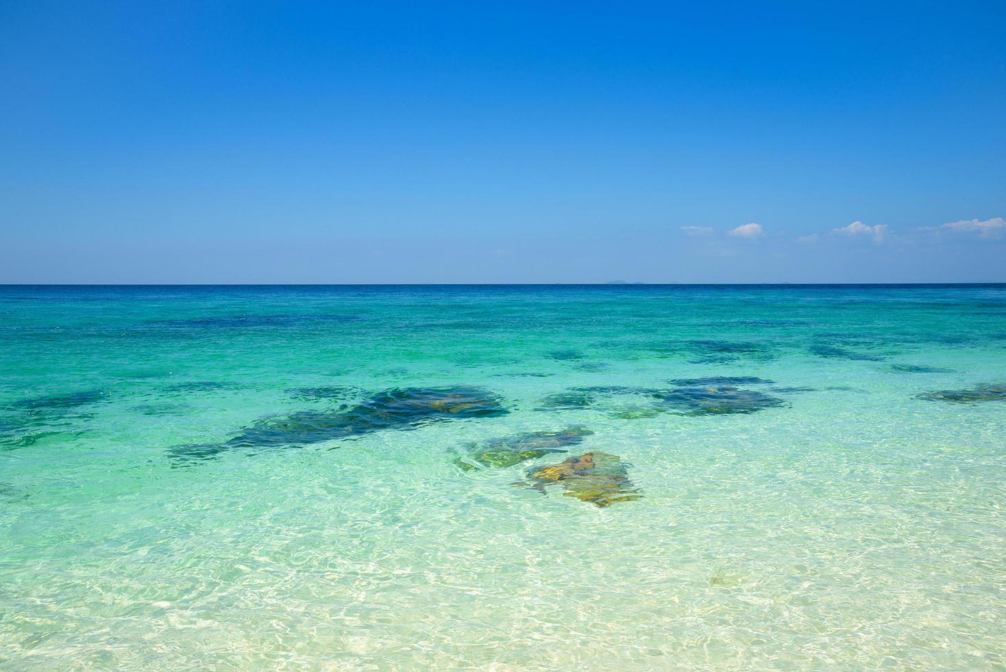 fondo hermoso mar turquesa claro foto
