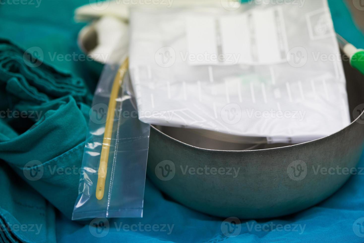 A set of urinary catheterization in operating room photo