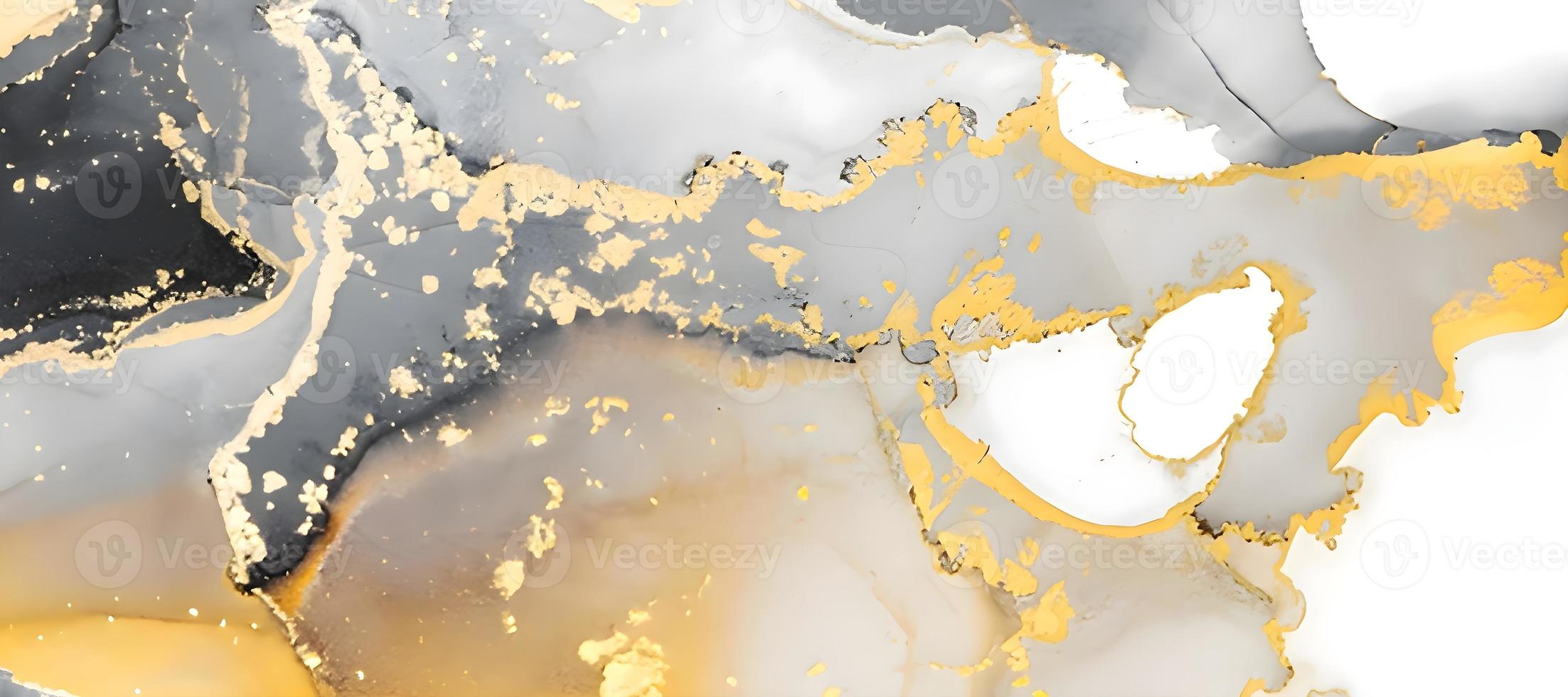 Natural Luxury. Style incorporates the swirls of marble or the ripples of agate. Very beautiful blue paint with the addition of gold powder. photo