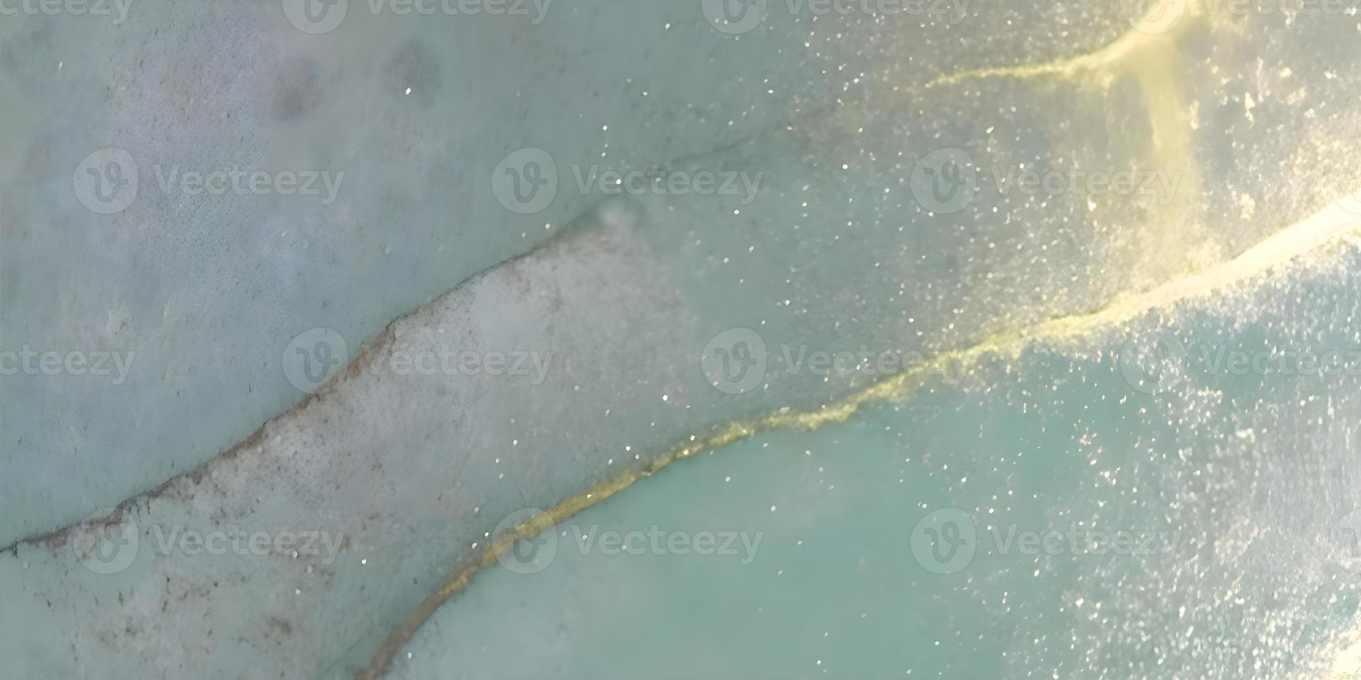 Natural Luxury. Style incorporates the swirls of marble or the ripples of agate. Very beautiful blue paint with the addition of gold powder. photo