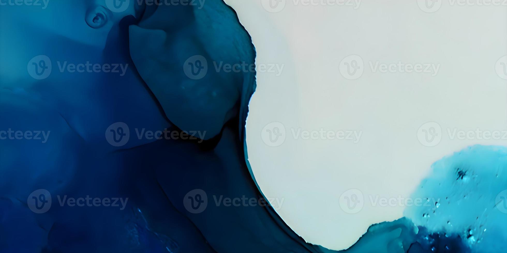 Natural Luxury. Style incorporates the swirls of marble or the ripples of agate. Very beautiful blue paint with the addition of gold powder. photo
