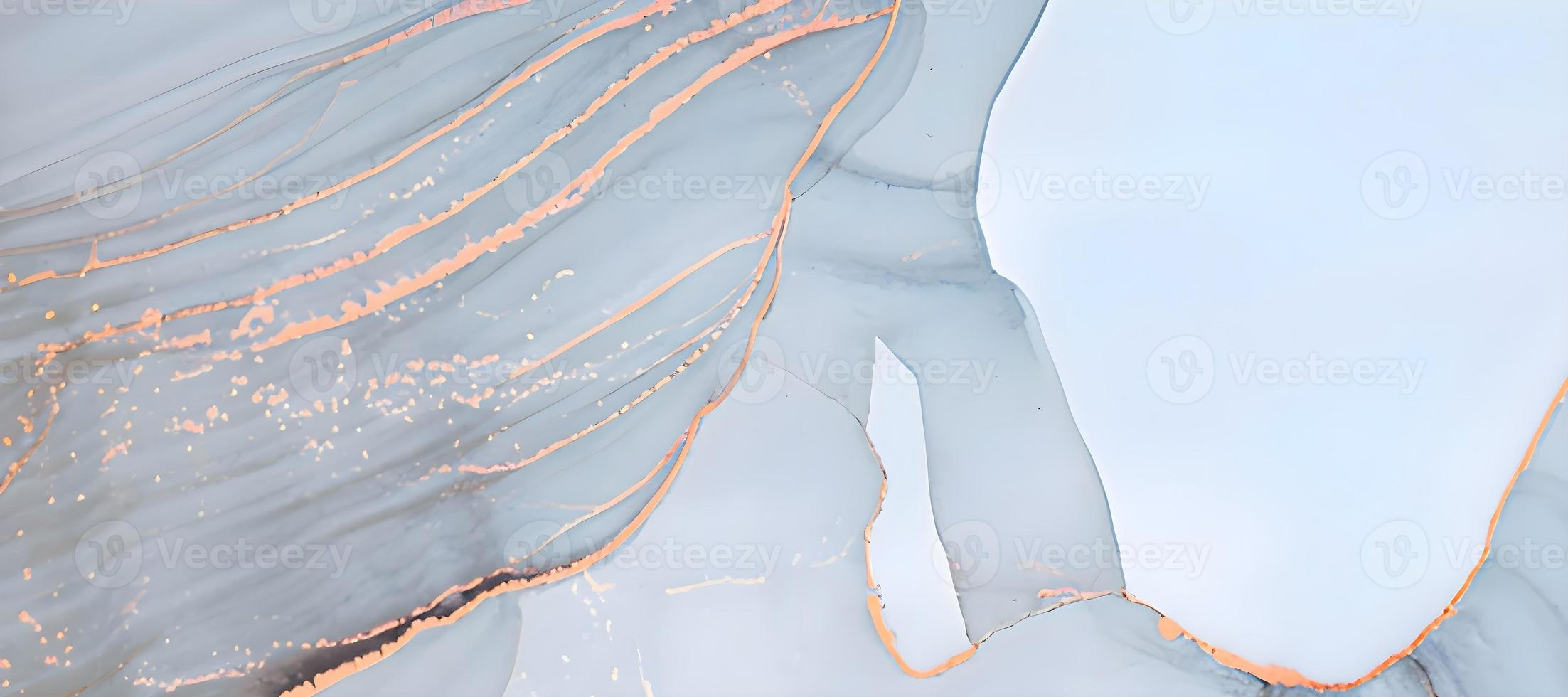 Natural Luxury. Style incorporates the swirls of marble or the ripples of agate. Very beautiful blue paint with the addition of gold powder. photo