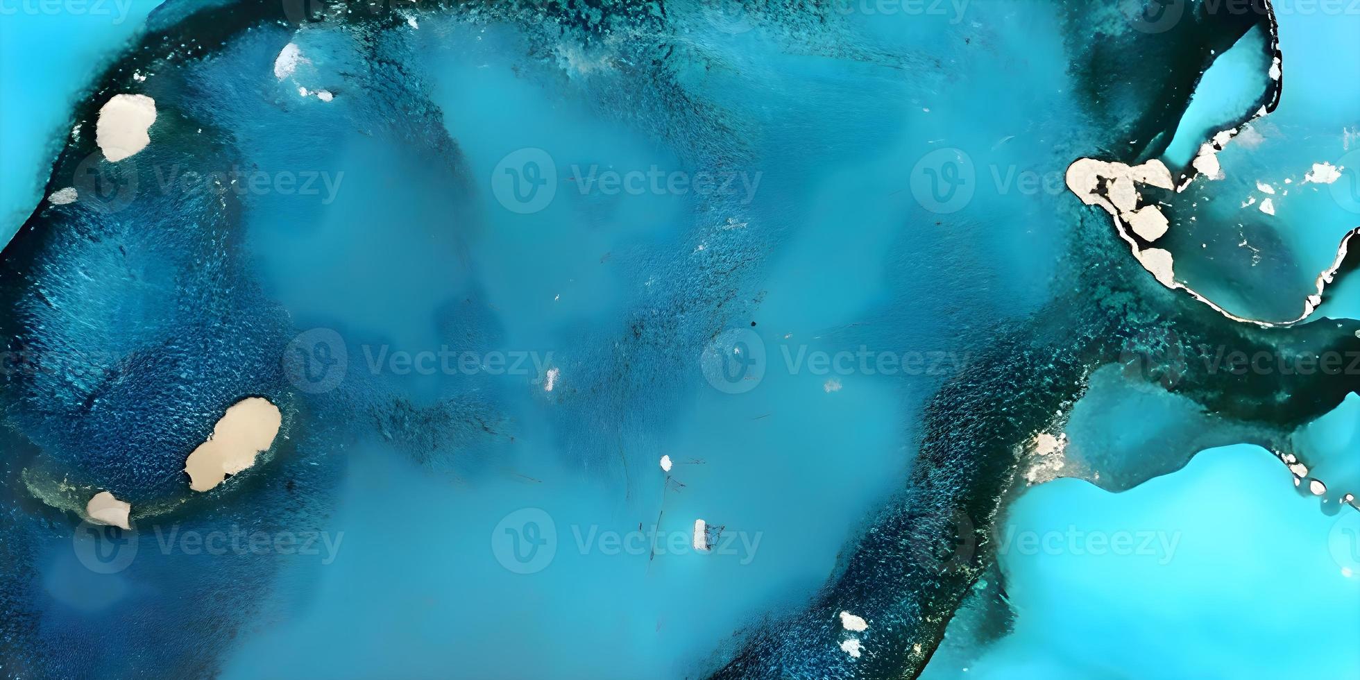 Natural Luxury. Style incorporates the swirls of marble or the ripples of agate. Very beautiful blue paint with the addition of gold powder. photo