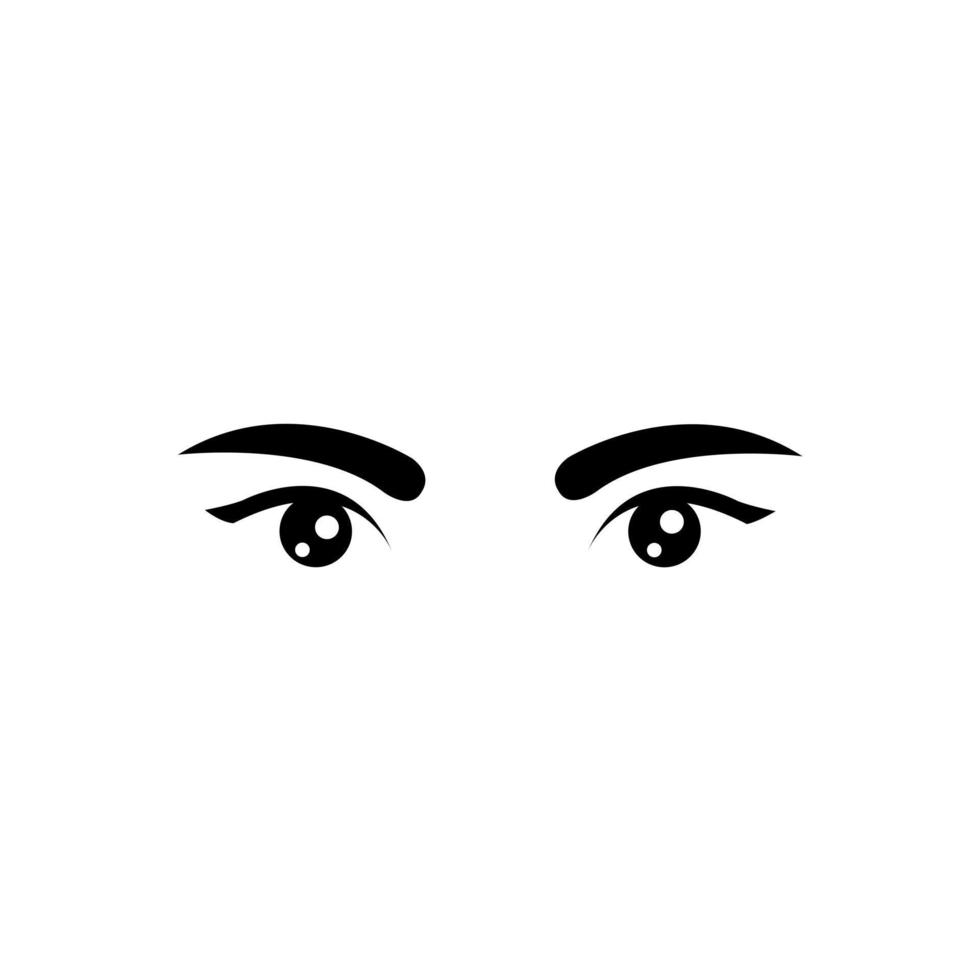 conjunto de ojos de dibujos animados de personajes masculinos y femeninos.  ilustración vectorial 7327811 Vector en Vecteezy